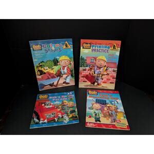 Bob the Builder Activity Book Lot Stickers Preschool Workbooks Unused